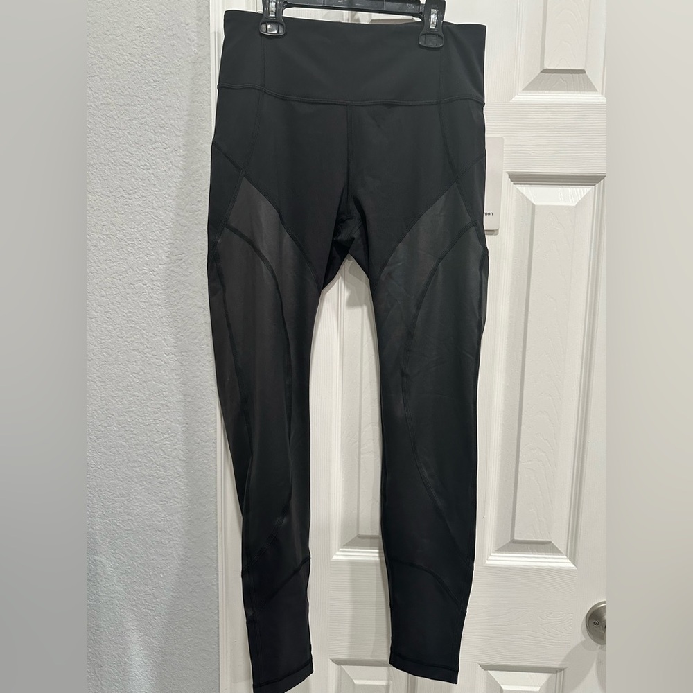NWT: Lululemon Winder Under HR Tights, 28” Shine, Special Edition, Black, 10